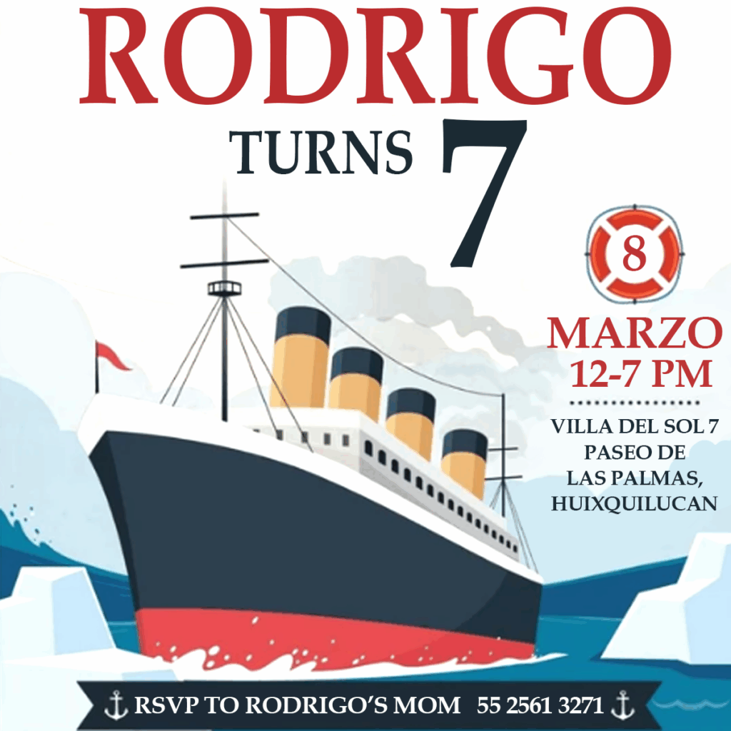 Cumpleaños Rodrigo